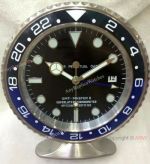 New Replica Rolex GMT Master II Table Clock - Blue & Black Bezel